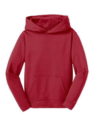 Sport-Tek Youth Sport-Wick Fleece Hooded Pullover