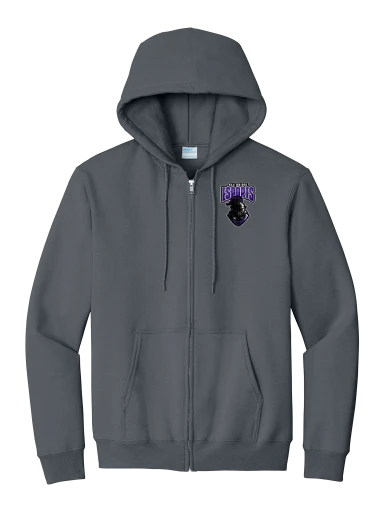 Essential Fleece Full-Zip Hooded Sweatshirt preview, front