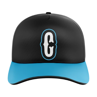 Sublimated 5 Panel Curved Bill Cap preview, front