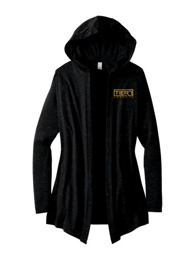 Women's Perfect Tri Hooded Cardigan preview, front