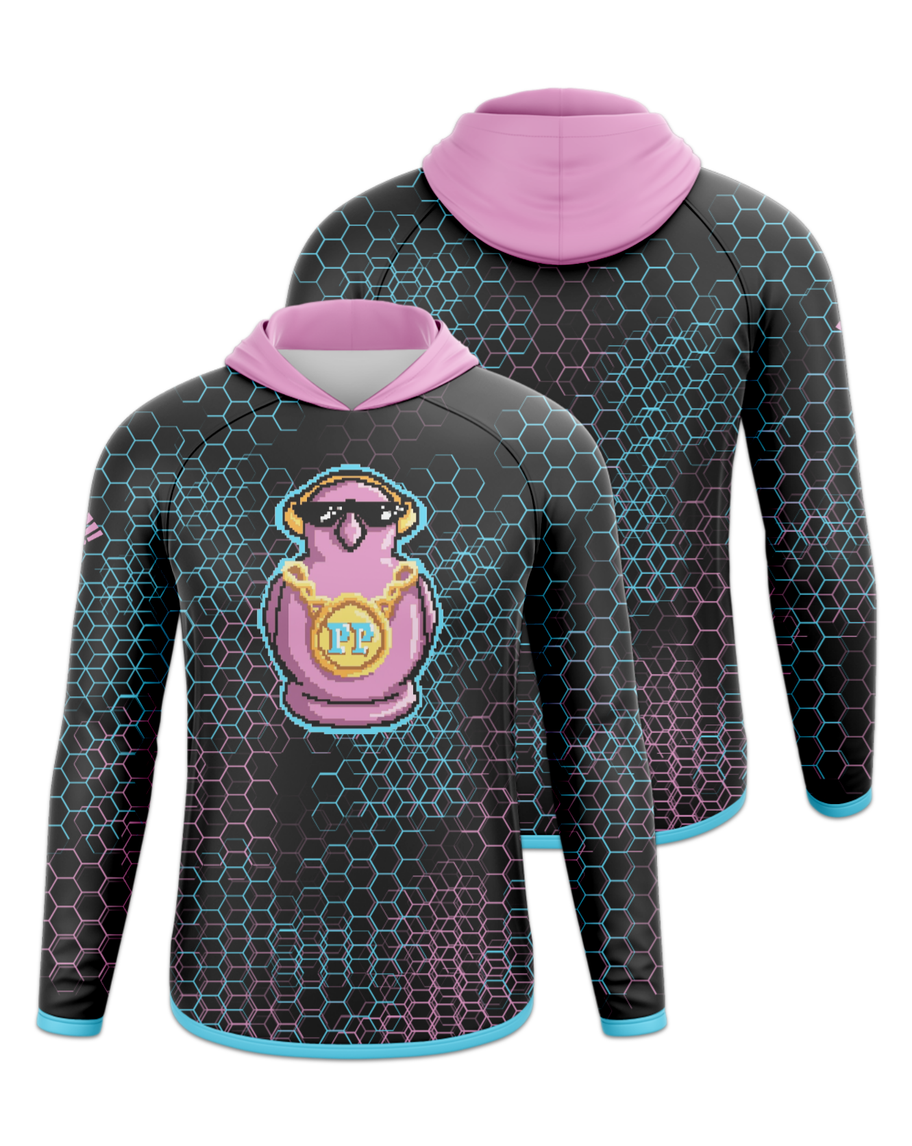 Rendered product preview, stack