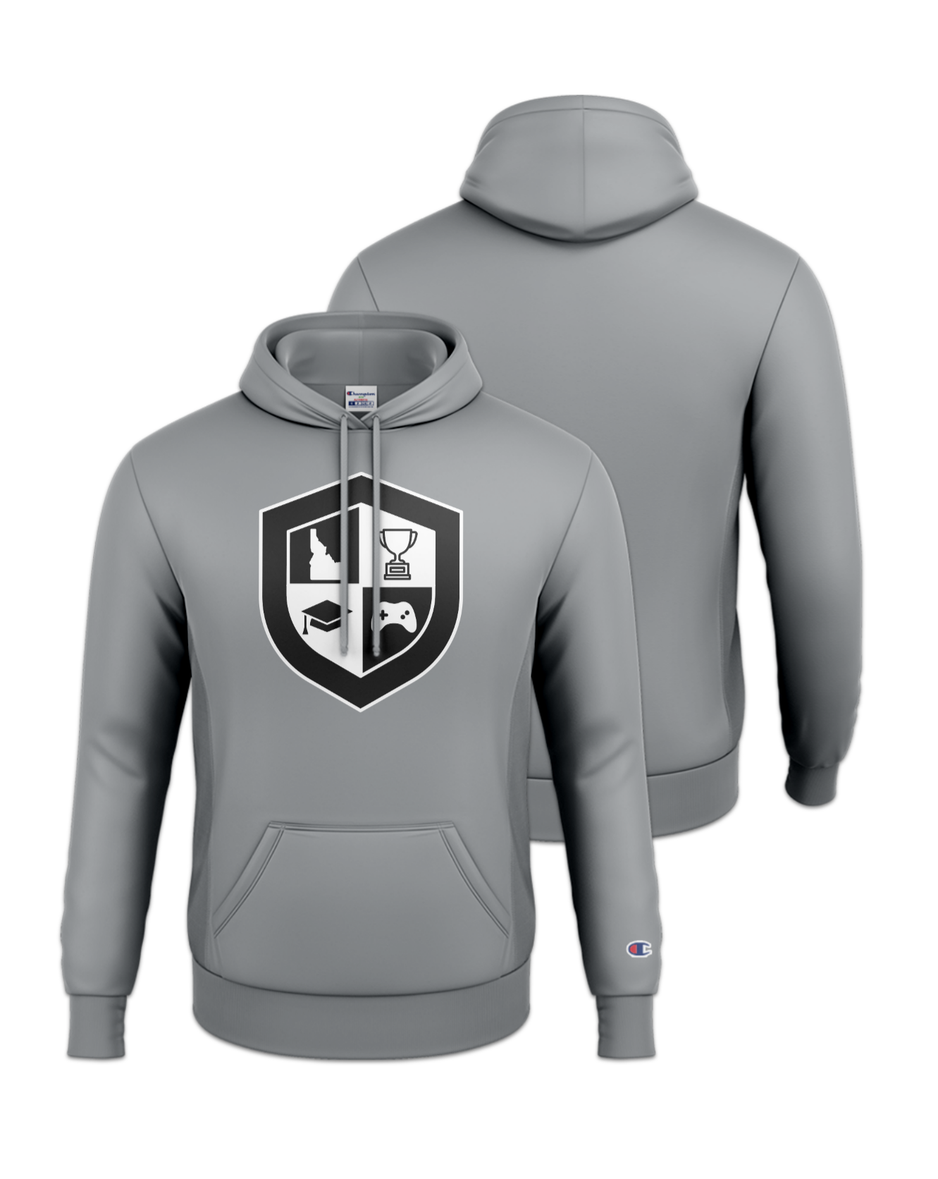 Rendered product preview, stack