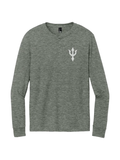 District Perfect Tri Long Sleeve Henley preview, front