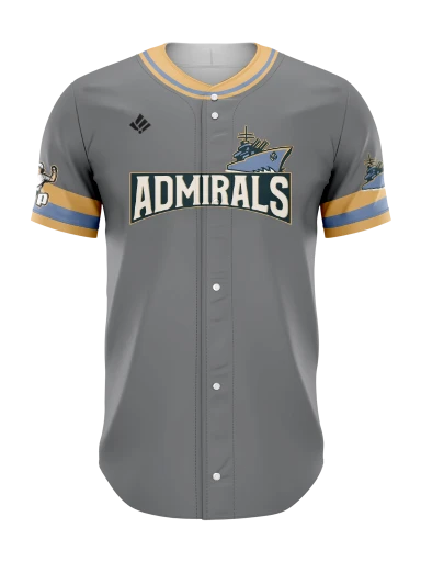 Sublimated Full Button Baseball Jersey preview, front