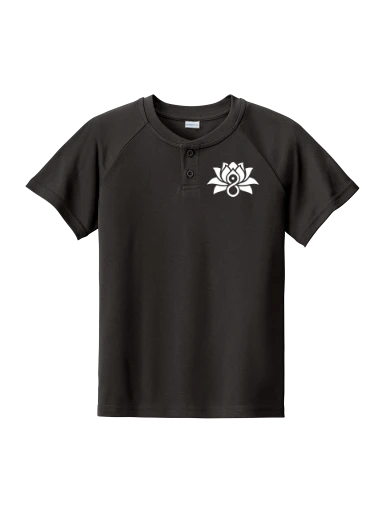 Sport-Tek Youth PosiCharge Competitor 2-Button Henley preview, front