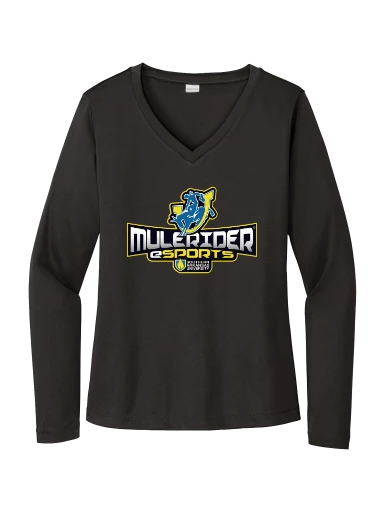 Women's Long Sleeve PosiCharge Competitor V-Neck Tee preview, front