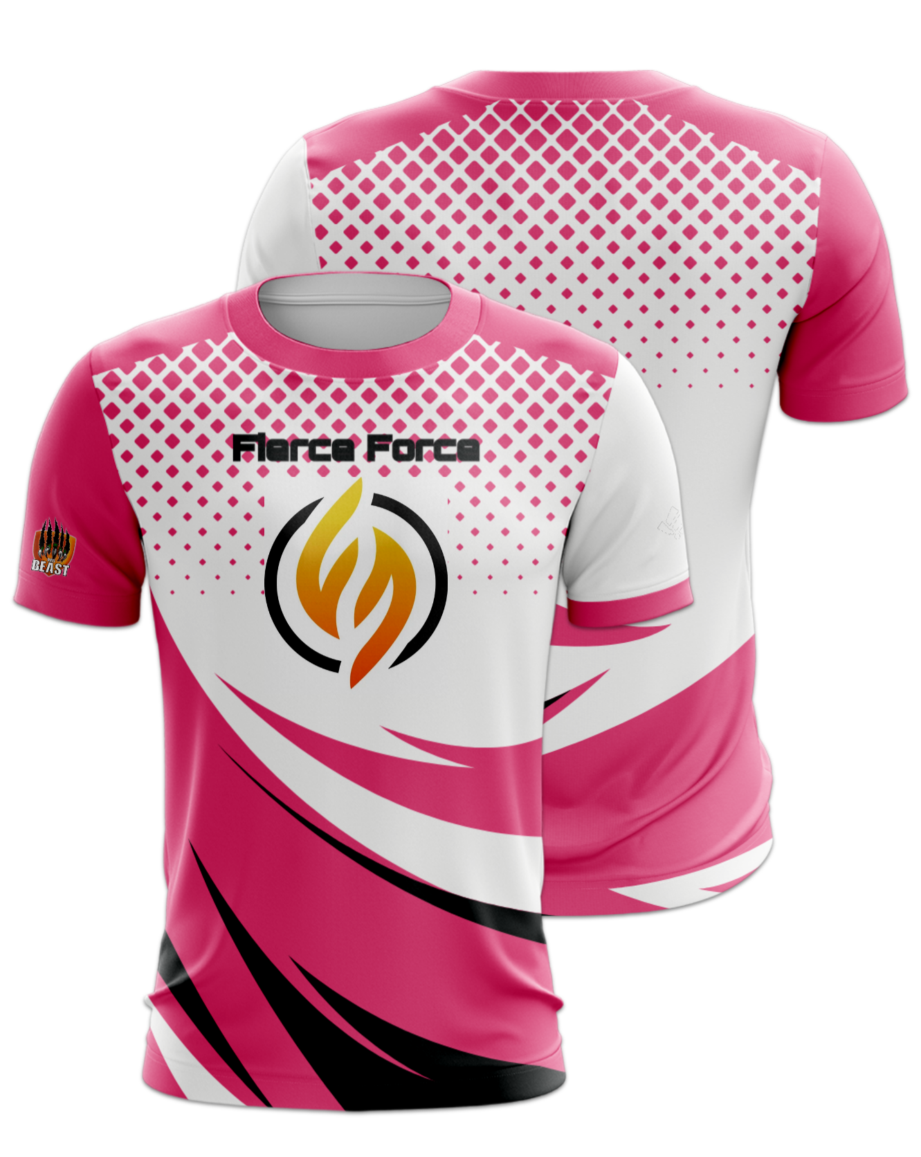 Rendered product preview, stack