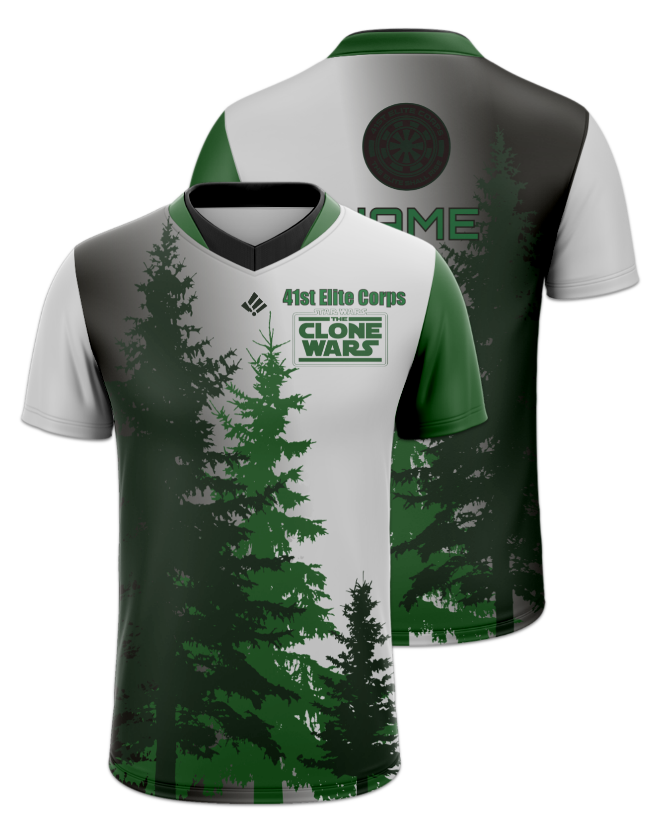 Rendered product preview, stack