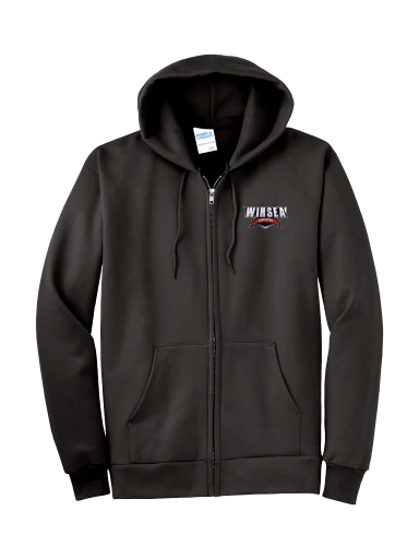 Tall Essential Fleece Full-Zip Hooded Sweatshirt preview, front