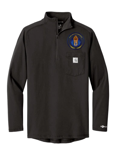 Carhartt Force 1/4-Zip Long Sleeve T-Shirt preview, front