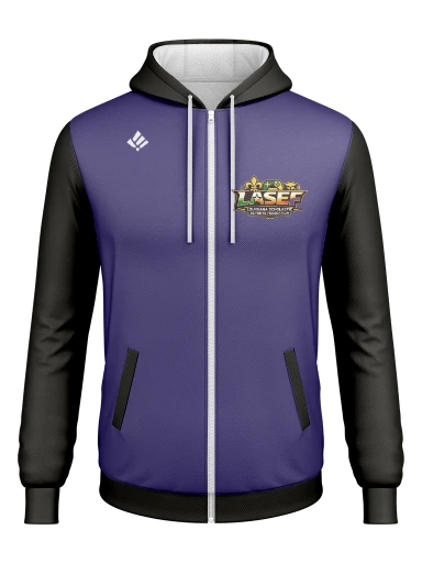 LASEF Full Zip Poly Fleece Hoodie preview, front