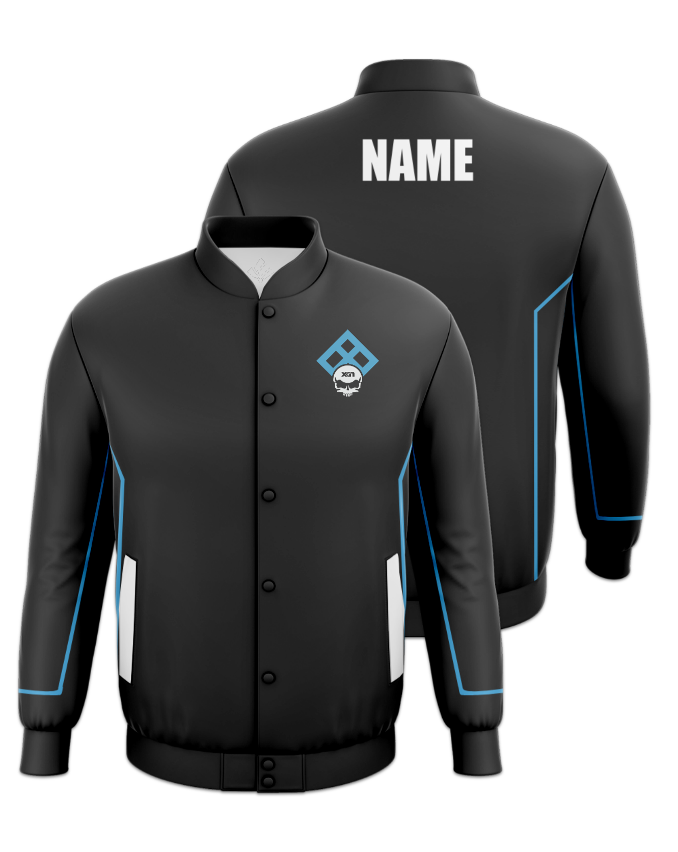 Rendered product preview, stack