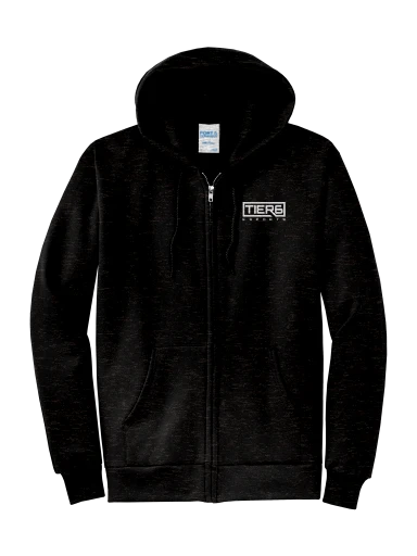 Tier 6 Fundraising Store Core Fleece Full-Zip Hooded Sweatshirt preview, front