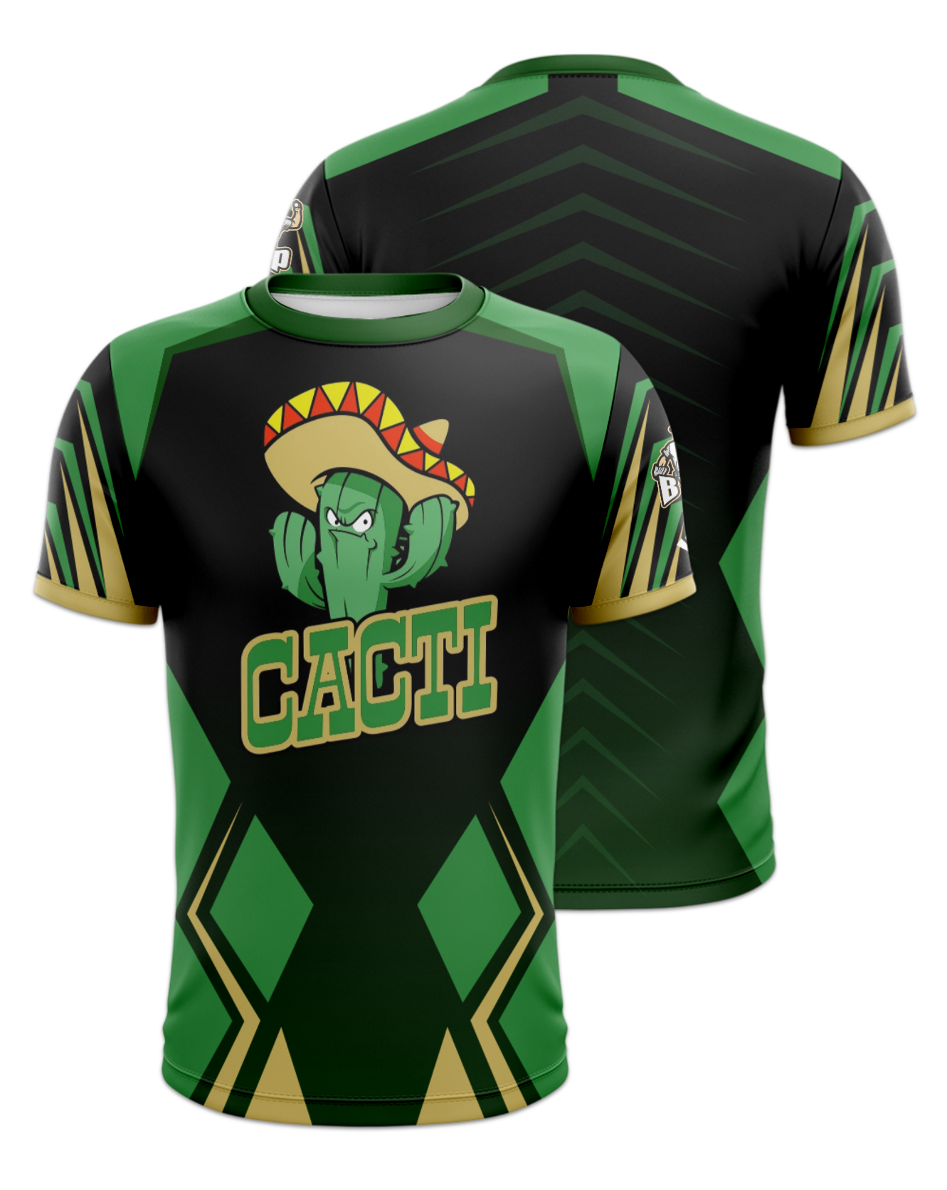 Rendered product preview, stack