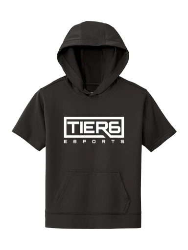 Tier 6 Fundraising Store Youth Sport-Wick Fleece Short Sleeve Hooded Pullover preview, front