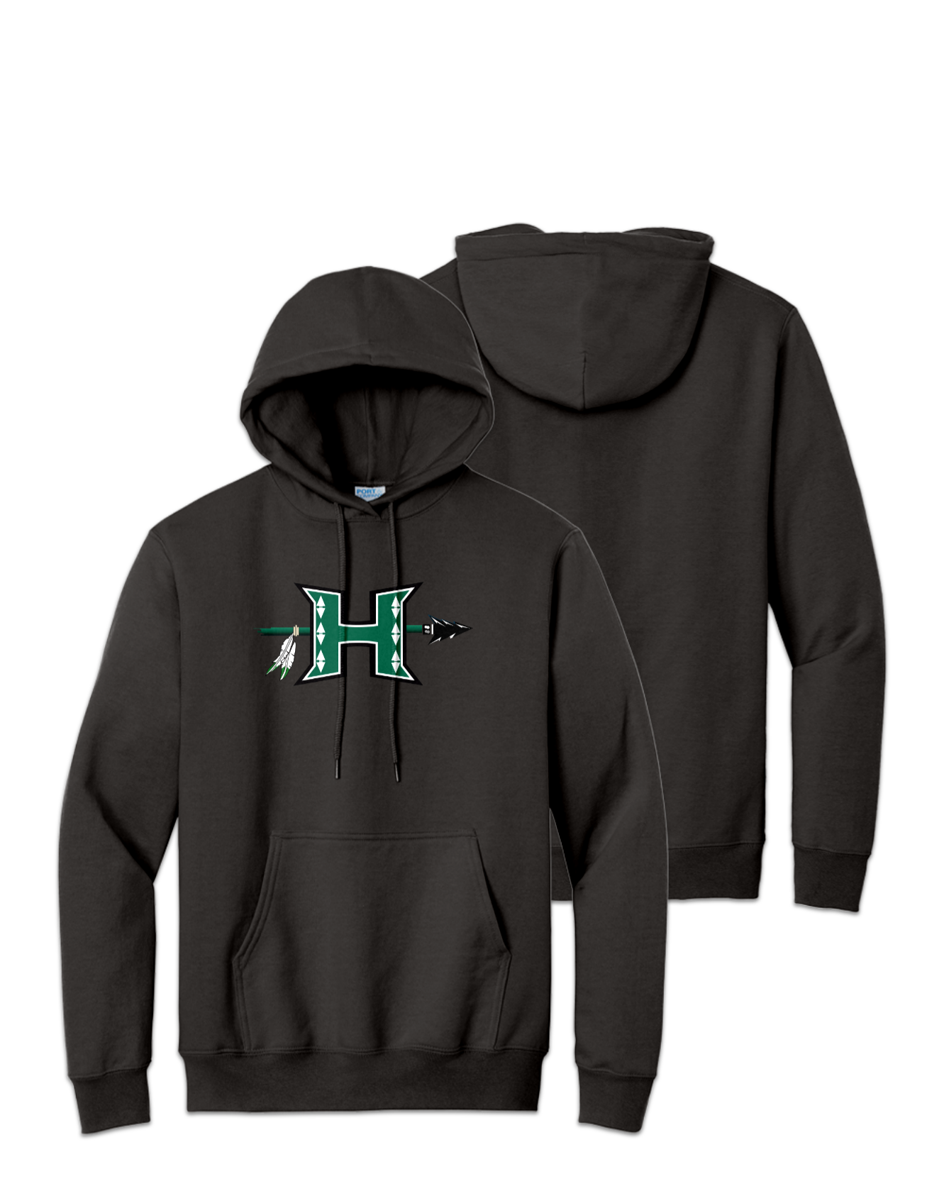 Rendered product preview, stack