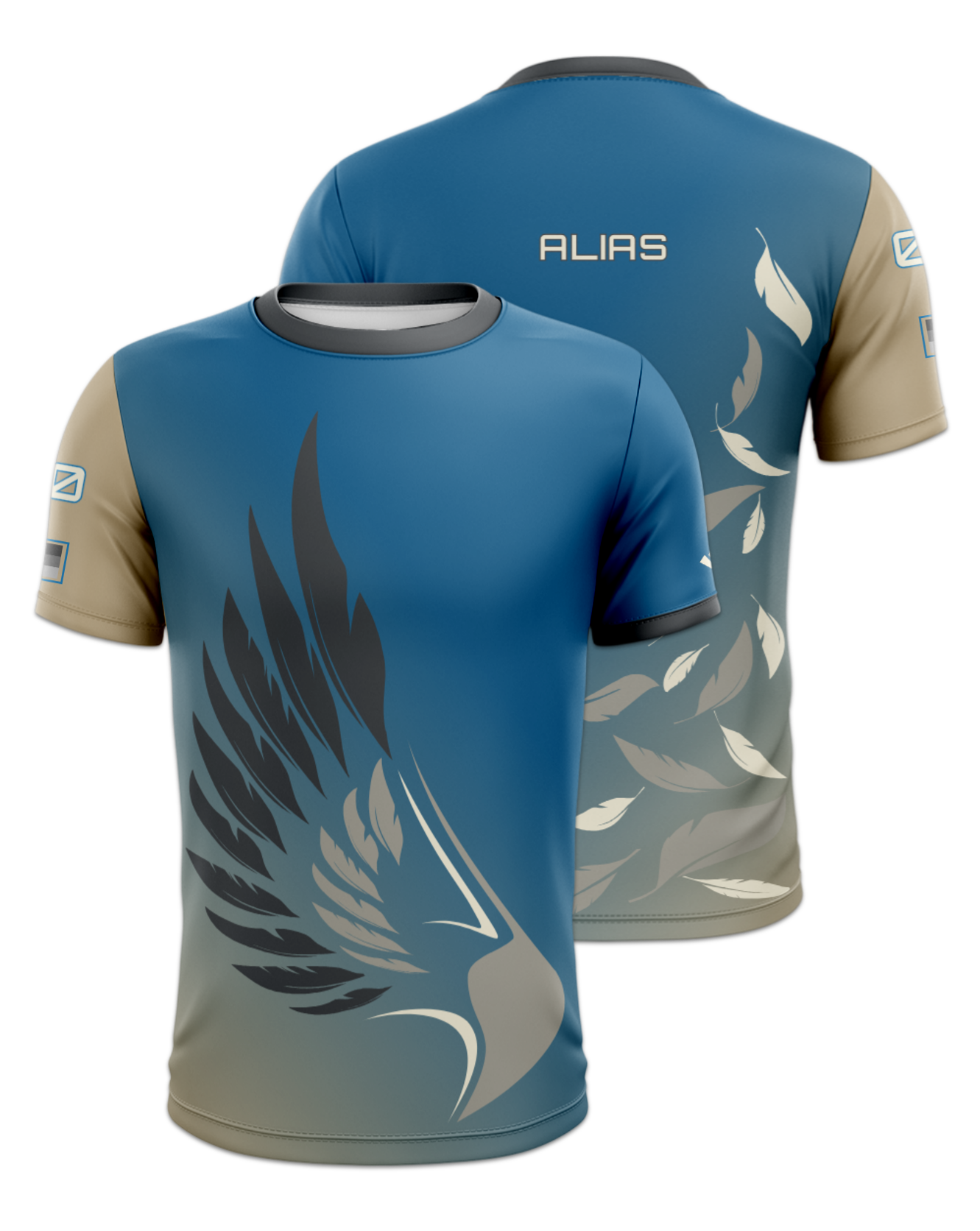 Rendered product preview, stack