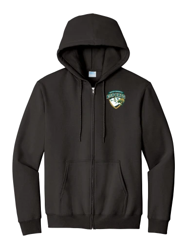 Essential Fleece Full-Zip Hooded Sweatshirt preview, front