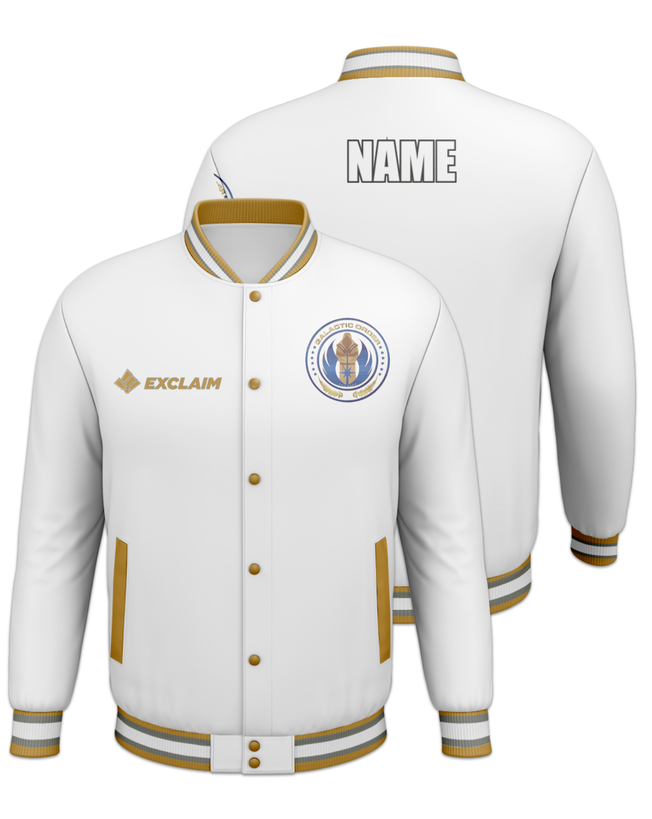 Rendered product preview, stack