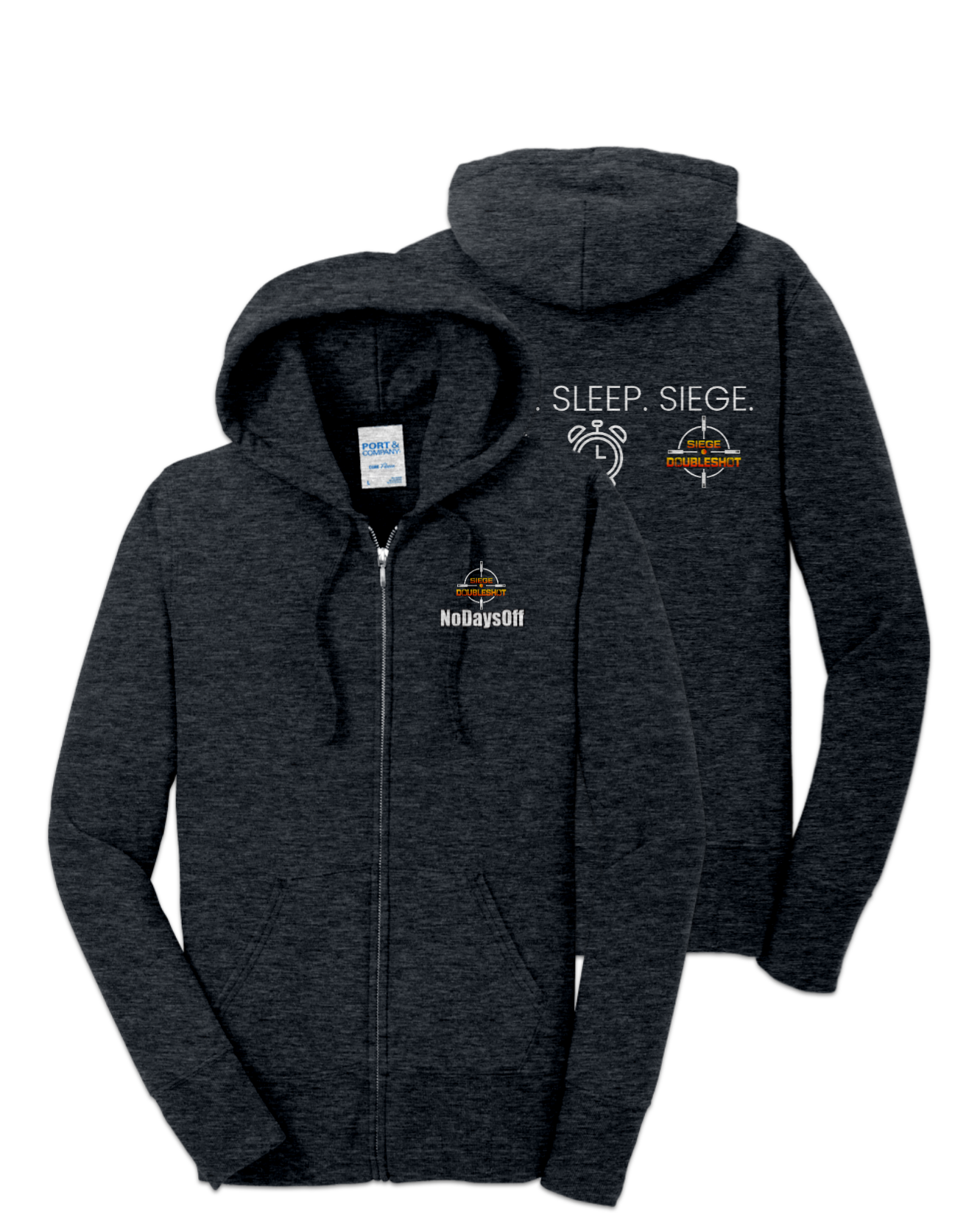 Rendered product preview, stack