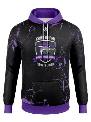 Polyester Fleece Sublimated Hoodie preview, front