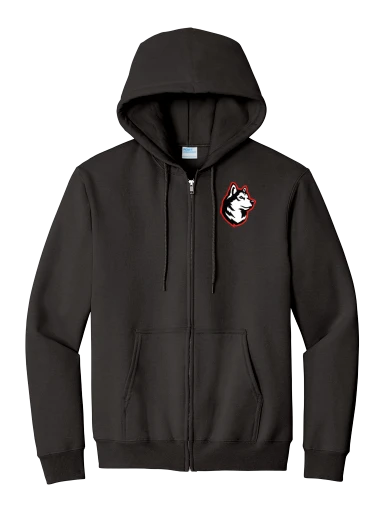 Essential Fleece Full-Zip Hooded Sweatshirt preview, front