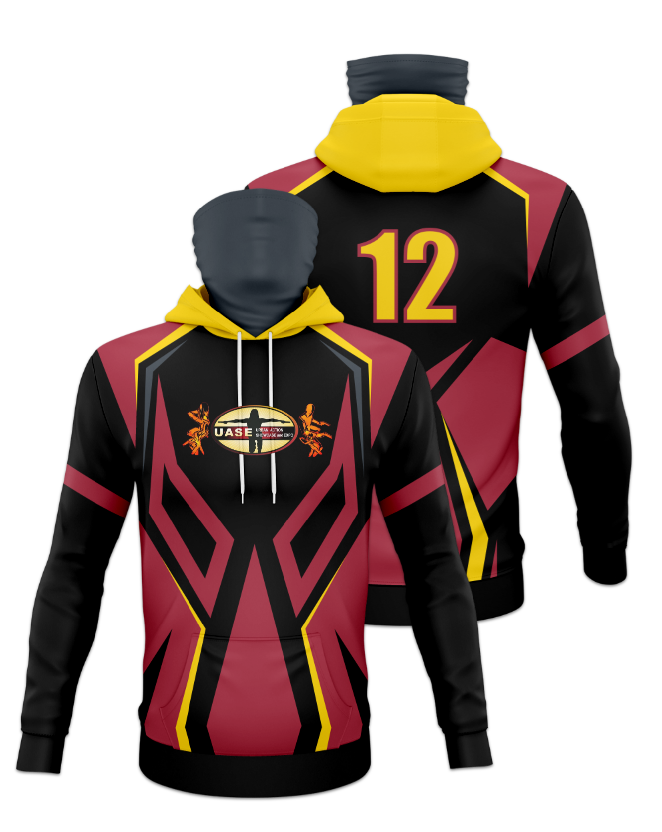 Rendered product preview, stack