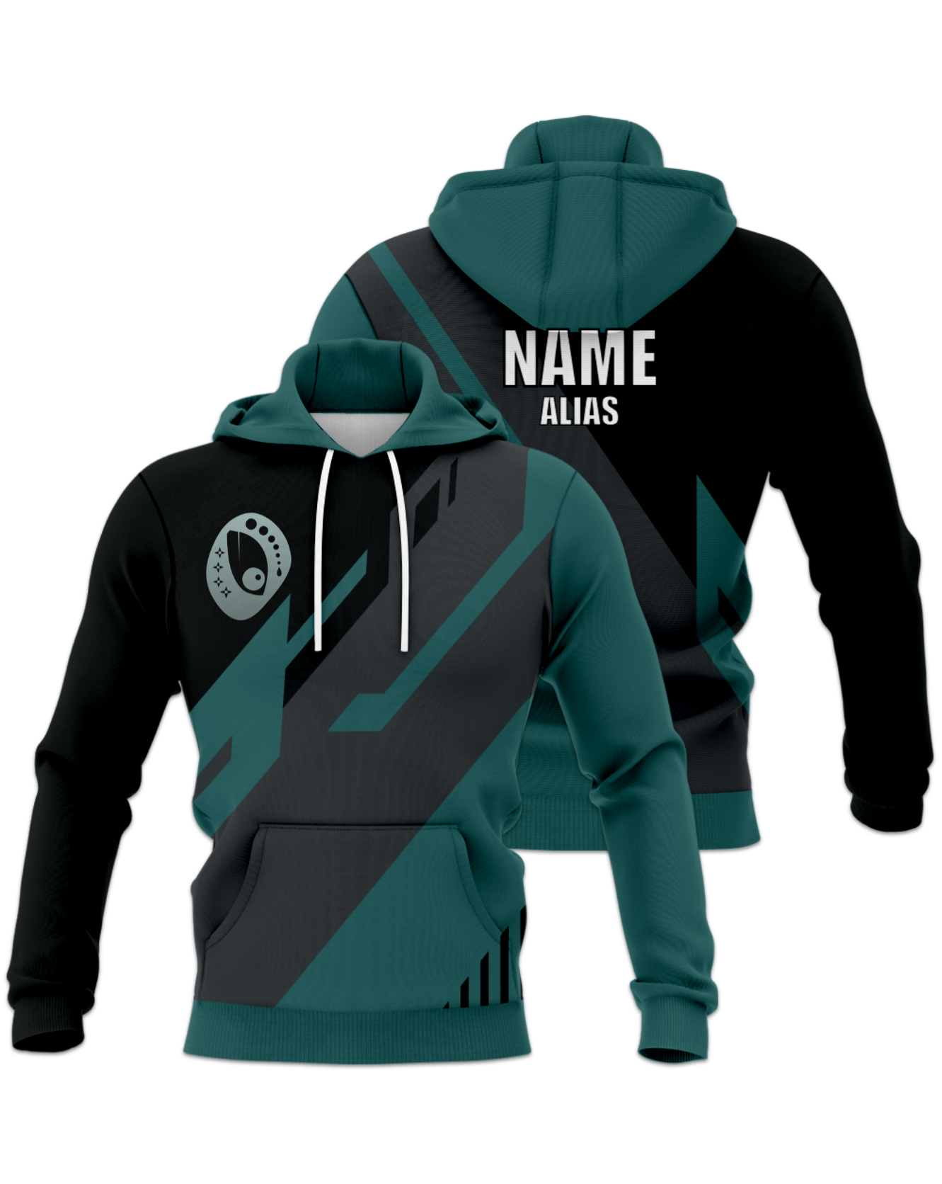 Rendered product preview, stack