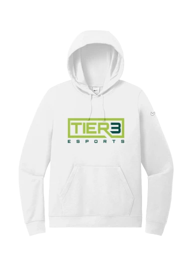 Tier 3 Fan Store Nike Women's Club Fleece Sleeve Swoosh Pullover Hoodie preview, front