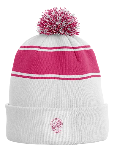Stripe Pom Pom Beanie preview, front