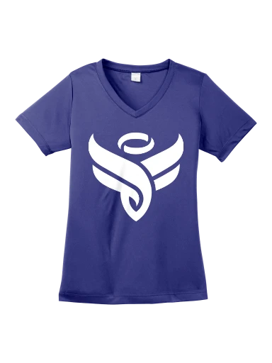 Sport-Tek Women's PosiCharge Competitor V-Neck Tee preview, front