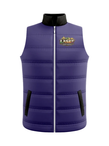LASEF Puffer Vest preview, front