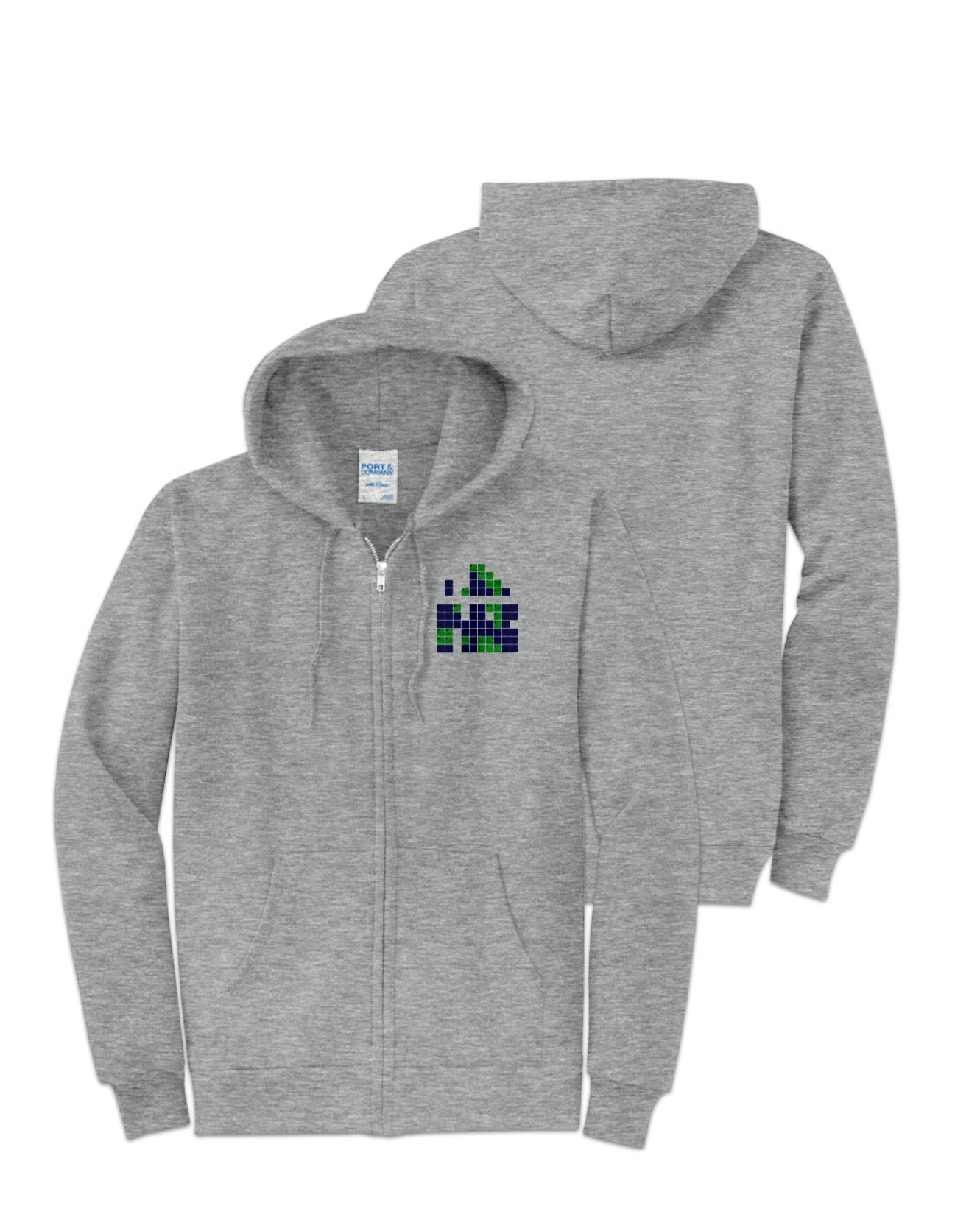 Rendered product preview, stack