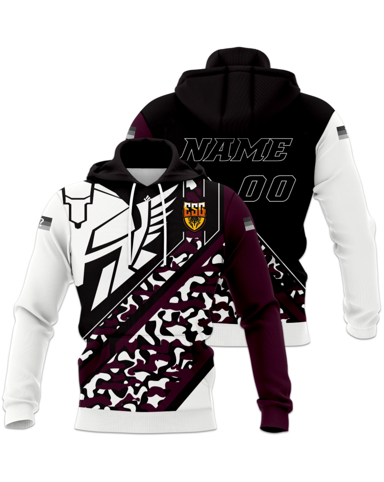 Rendered product preview, stack