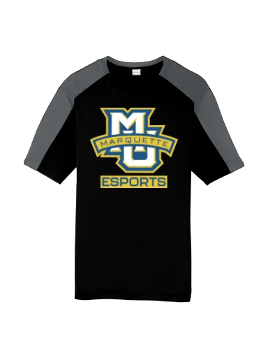 Sport-Tek PosiCharge Competitor Sleeve-Blocked Tee preview, front