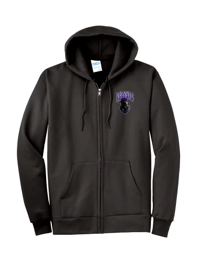 Tall Essential Fleece Full-Zip Hooded Sweatshirt preview, front