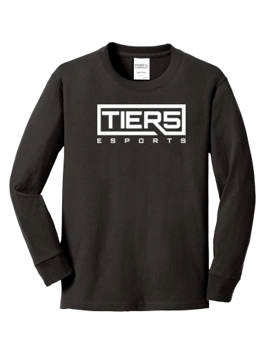 Tier 5 Fundraising Store Youth Long Sleeve Core Cotton Tee preview, front