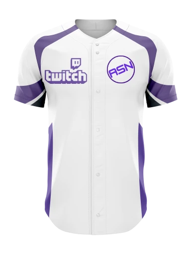 Full Button Baseball Jersey preview, front