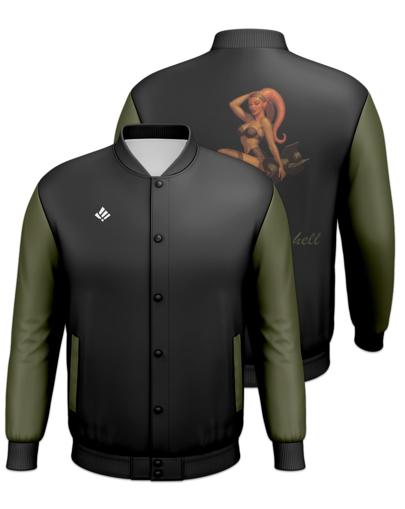 Rendered product preview, stack