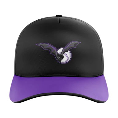 Sublimated 5 Panel Curved Bill Cap preview, front