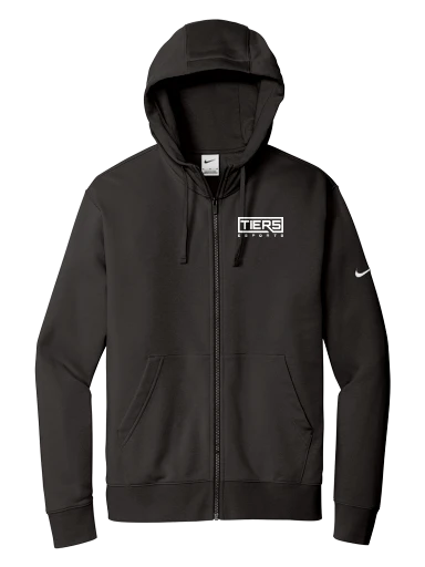 Tier 5 Fundraising Store Nike Club Fleece Sleeve Swoosh Full-Zip Hoodie preview, front