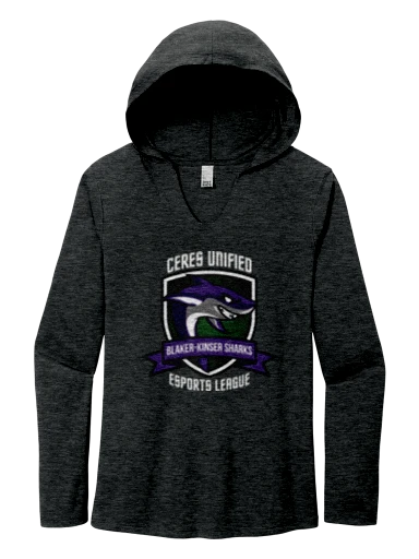 District Women's Perfect Tri Long Sleeve Hoodie preview, front