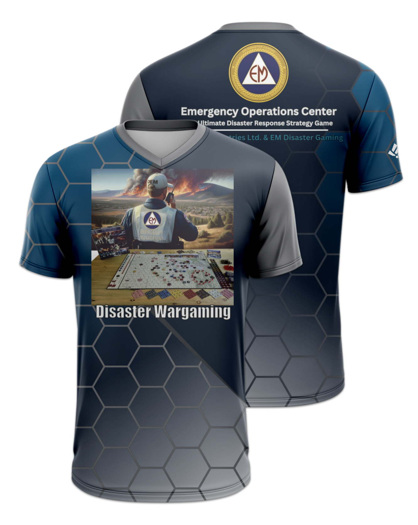 Rendered product preview, stack