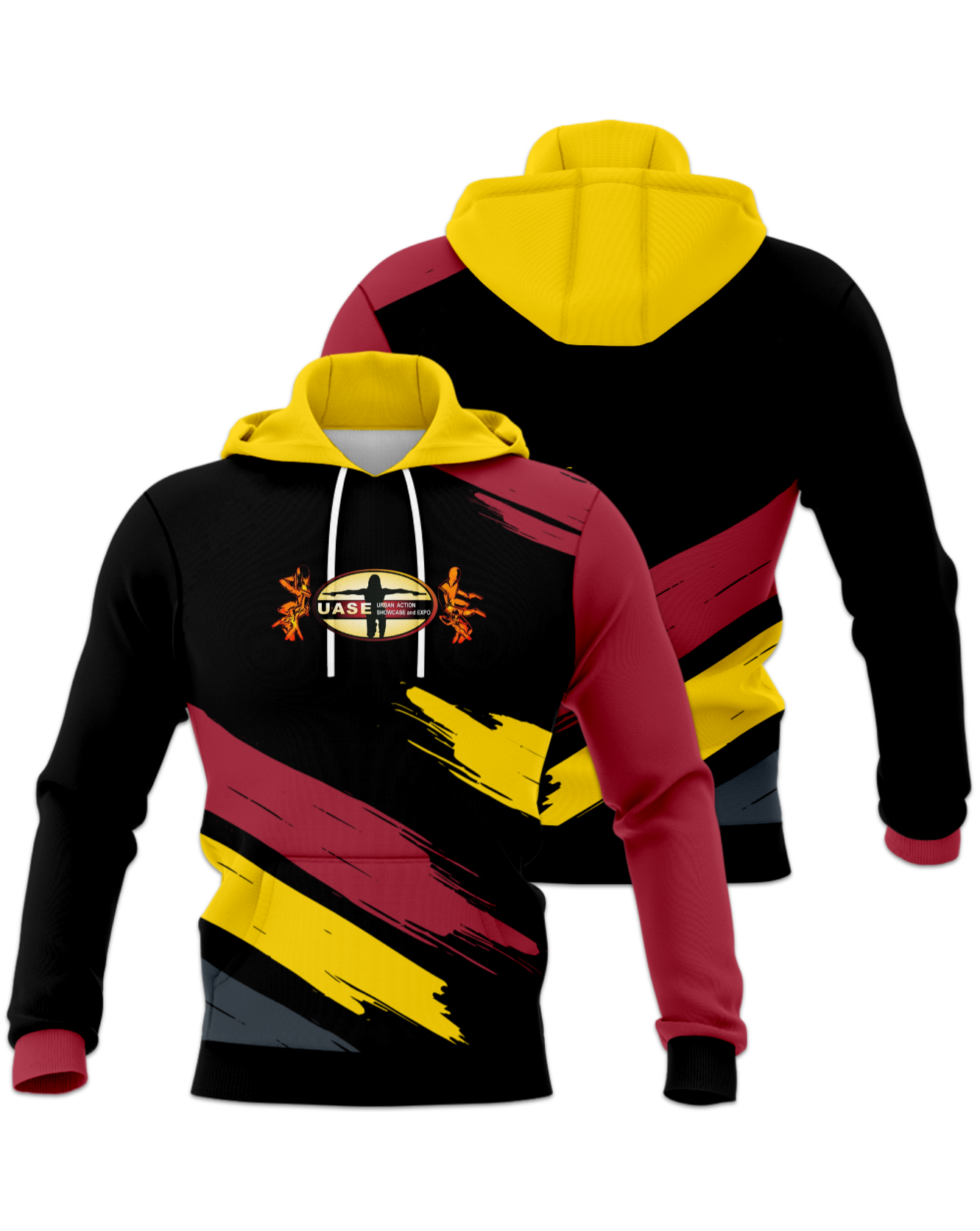 Rendered product preview, stack