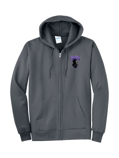 Tall Essential Fleece Full-Zip Hooded Sweatshirt preview, front