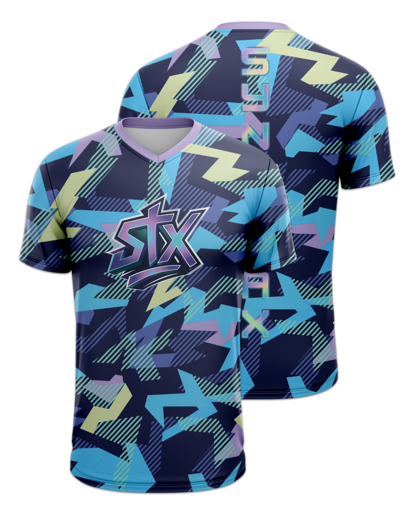 Rendered product preview, stack