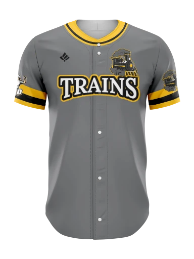 Sublimated Full Button Baseball Jersey preview, front