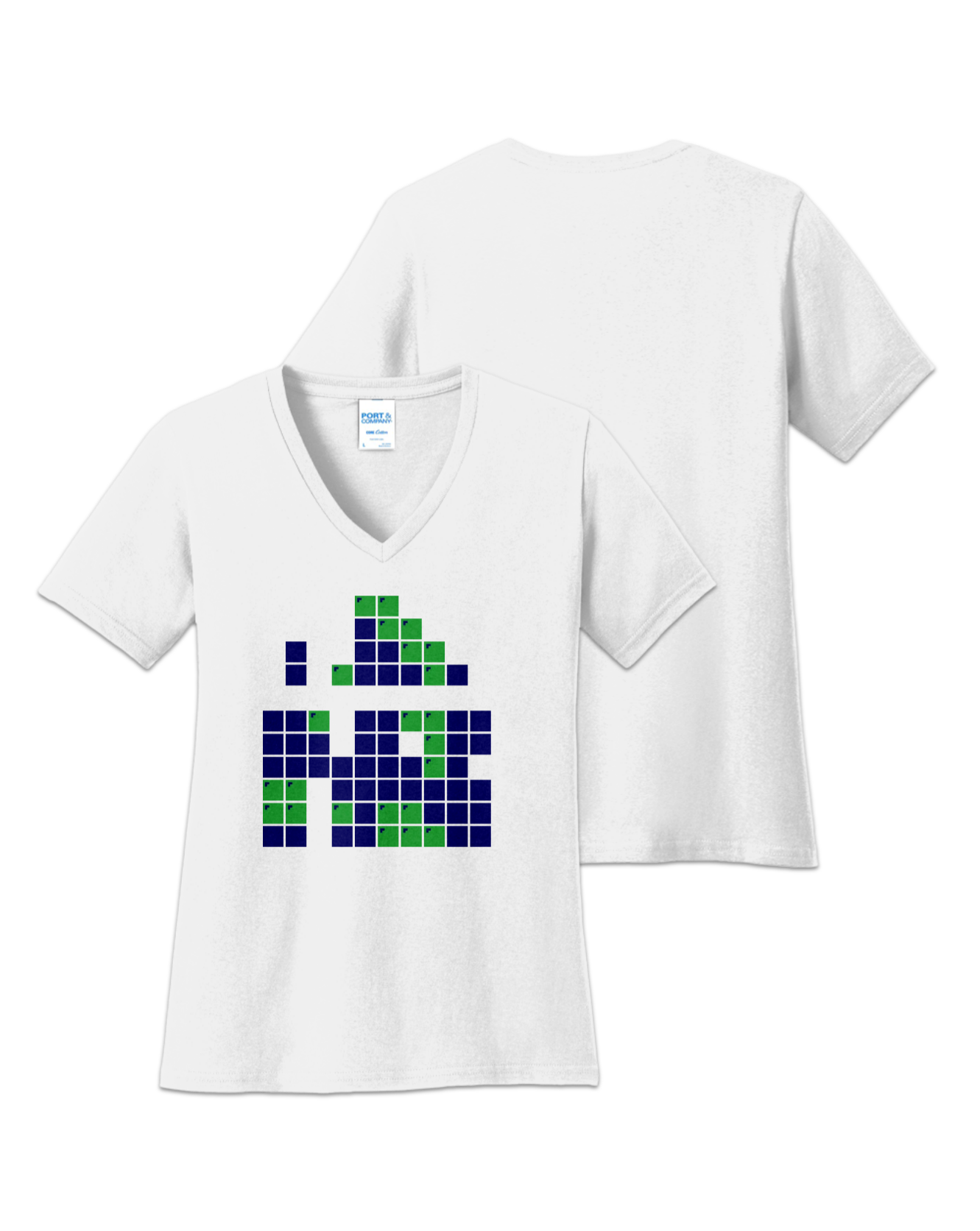 Rendered product preview, stack