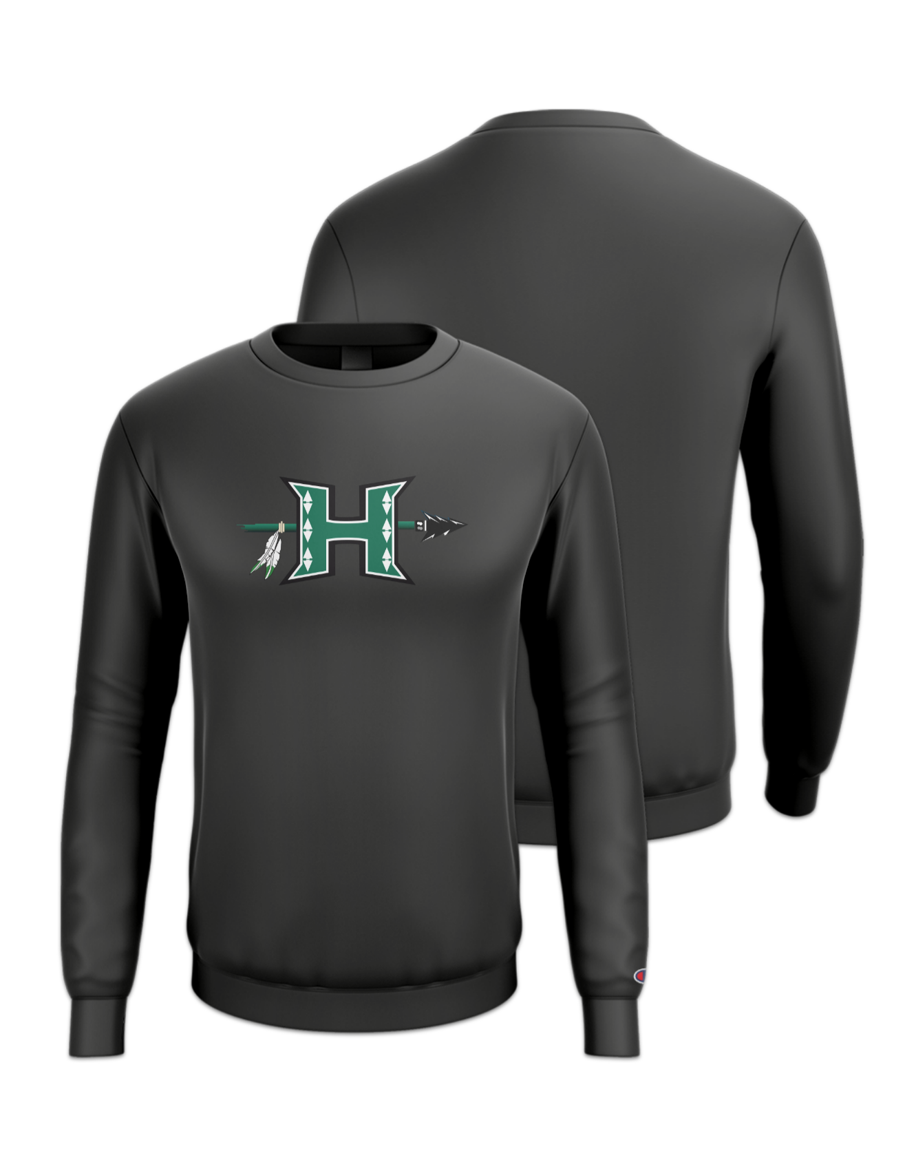 Rendered product preview, stack