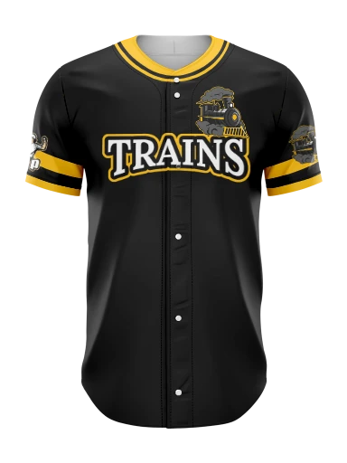 Sublimated Full Button Baseball Jersey preview, front